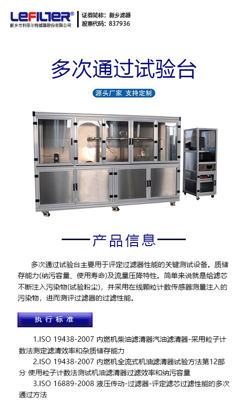 多次通过试验台1